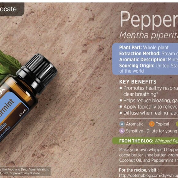 Doterra Peppermint Essential Oil - 15ml - Picture 4 of 4